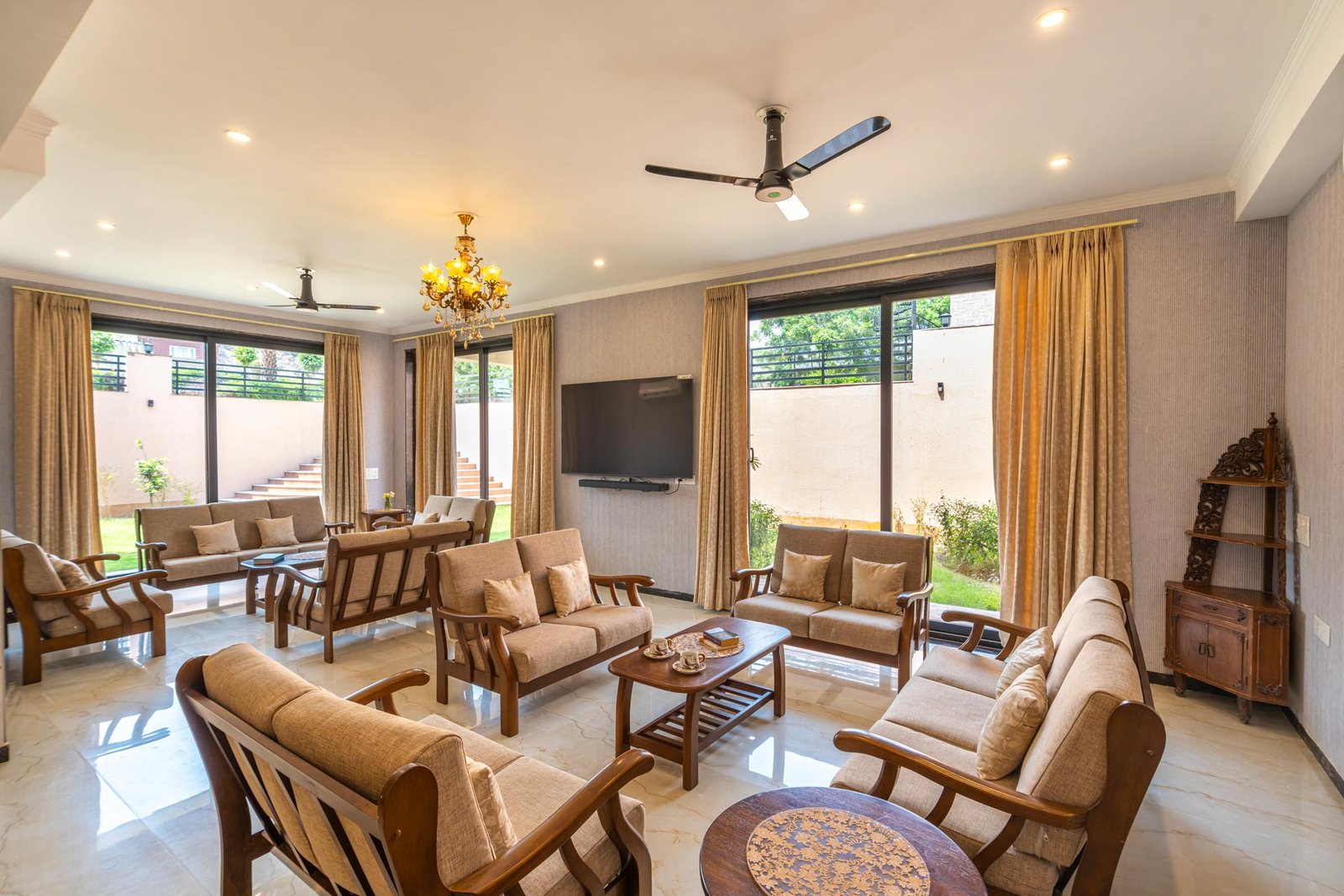 Living Room and Dining Area